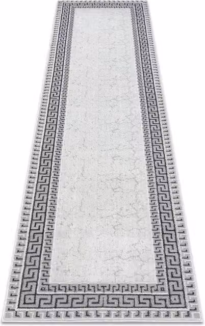 RugsX Allure Geometric Runner in White, W/D/H: 60 x 300 cm