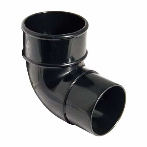FloPlast MiniFlo 50mm 90 Degree Bend Black RBM1