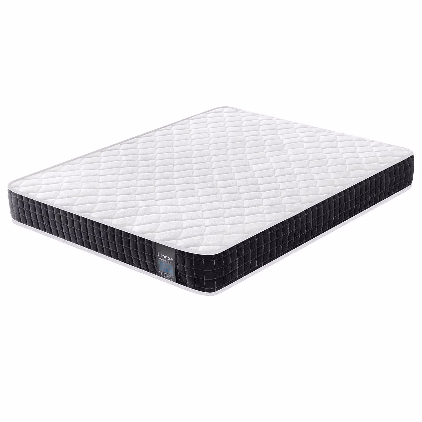 Limoge Cloud Medium Pocket Sprung Mattress in White, Single, W/D/H: 90 x 190 x 27 cm – 2