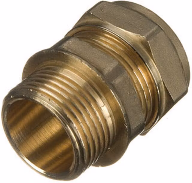 Prima Classic Compression Adaptor 22mm x 3/4 Mi Grey