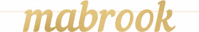 Peacock Supplies Mabrook Gold Paper Letter Banner for Weddings, Anniversaries and Parties