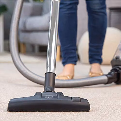 Russell Hobbs Atlas2 Pet Bagless Cylinder Vacuum Cleaner, 700W, 2.5L, Grey and Purple – 10