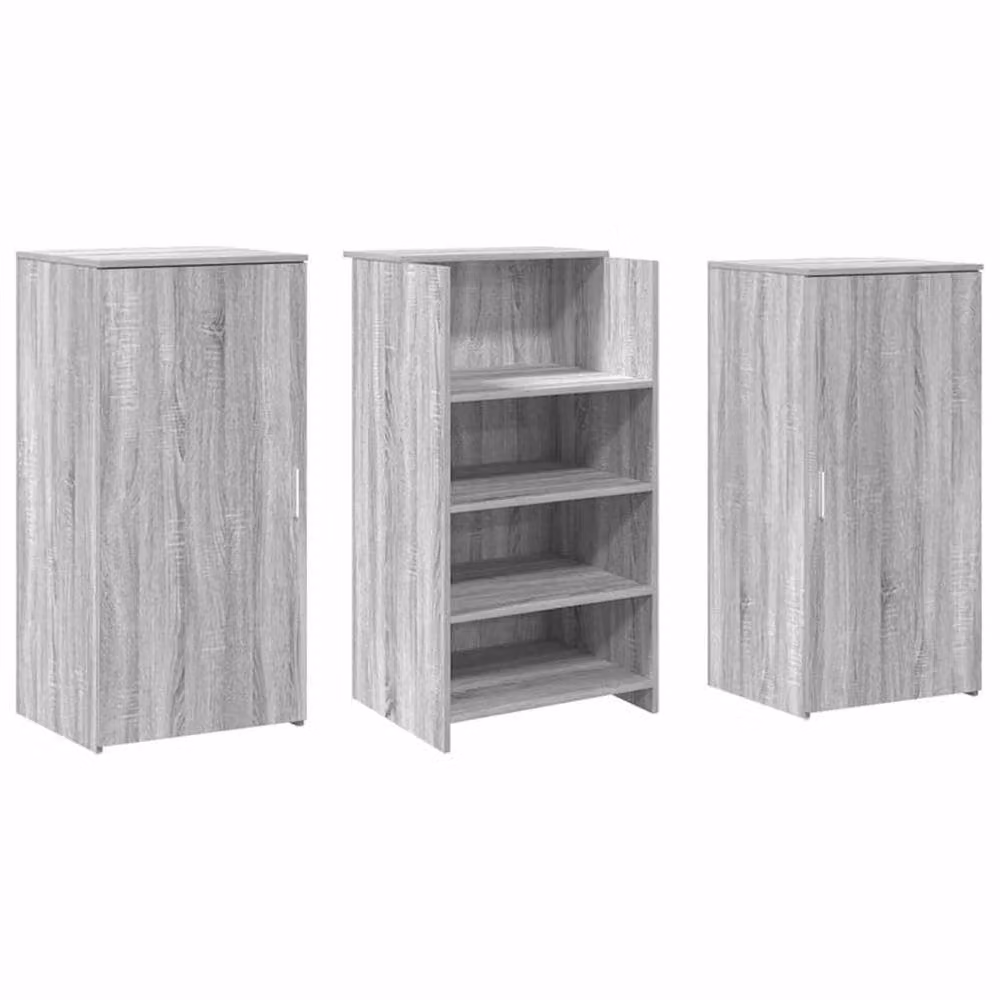 Berkfield Home Grey Sonoma Reception Desk, W/D/H: 155 x 50 x 103.5 cm – 2