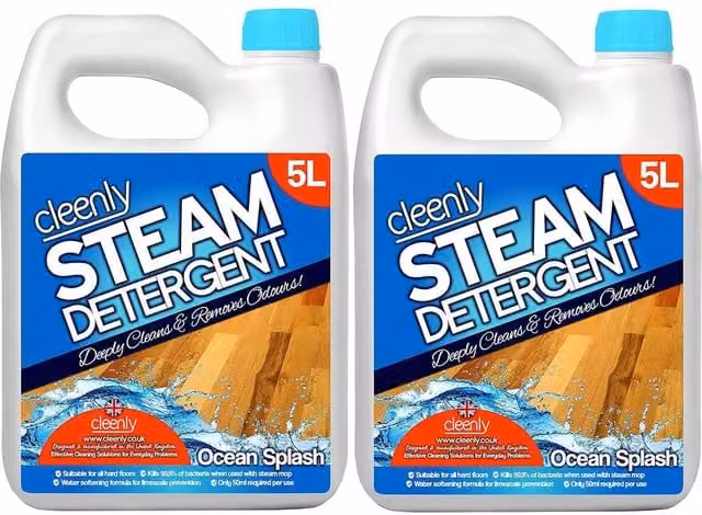 Cleenly Pet Steam Mop Detergent Ocean Splash 5 l
