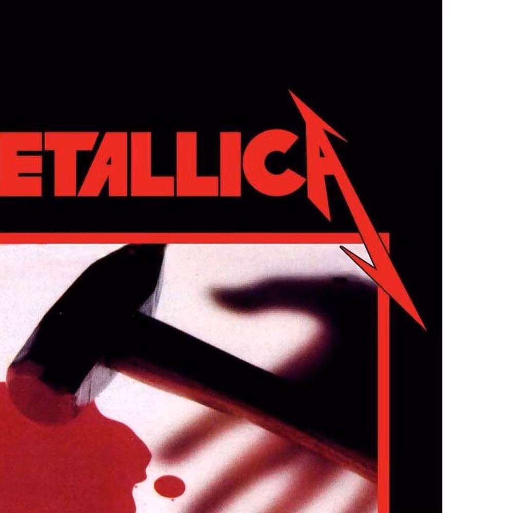 Metallica Kill Em All Red Textile Graphic Poster – 2