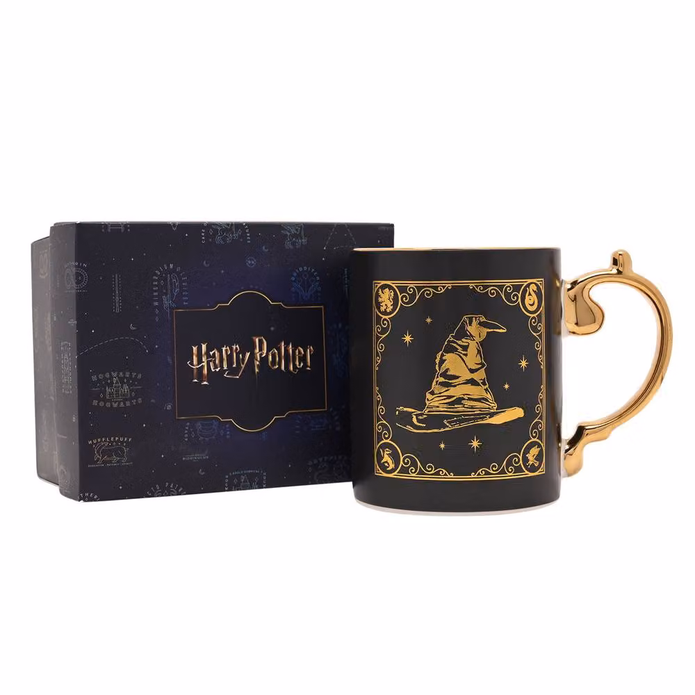 Widdop and Co Harry Potter Sorting Hat Ceramic Mug in Black and Gold – 1