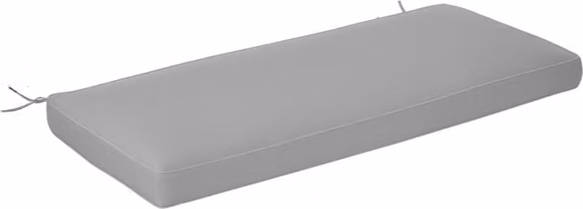 Outsunny Garden Bench Cushion Loveseat Seat Pad for 2 Seaters, Grey, W: 120 cm, D: 50 cm, H: 5 cm