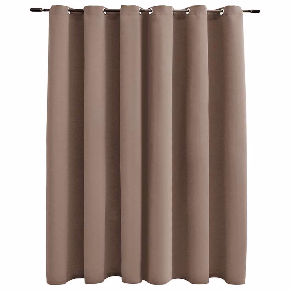 Berkfield Home Elegant Blackout Curtain with Eyelets, Beige, W: 290 cm, H: 245 cm – 3