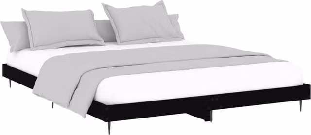 Berkfield Home Durable Bed Frame in Black, W/D/H: 200 x 20 x 203 cm – 1