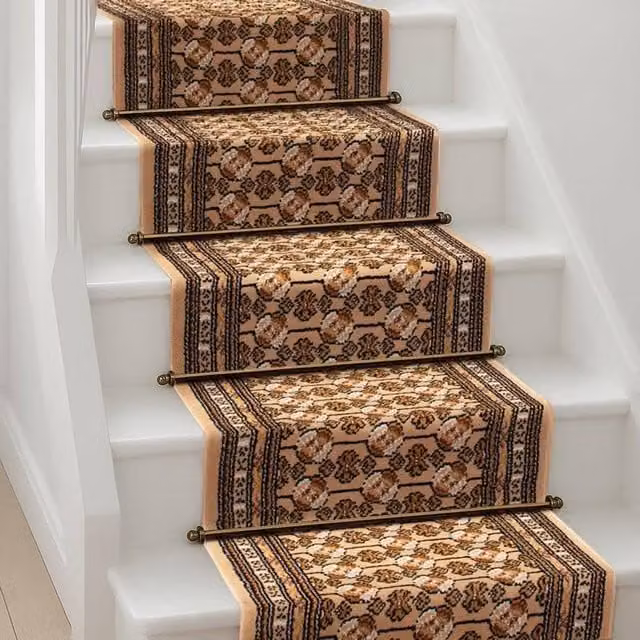 Bravich LTD Bokhara Traditional Non-Slip Hallway Runner Rug in Beige, W/D: 60 x 240 cm – 1