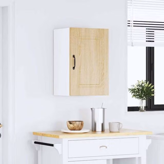Berkfield Home Kalmar Kitchen Wall Cabinet in Sonoma Oak Brown, W/D/H: 60 x 31 x 40 cm