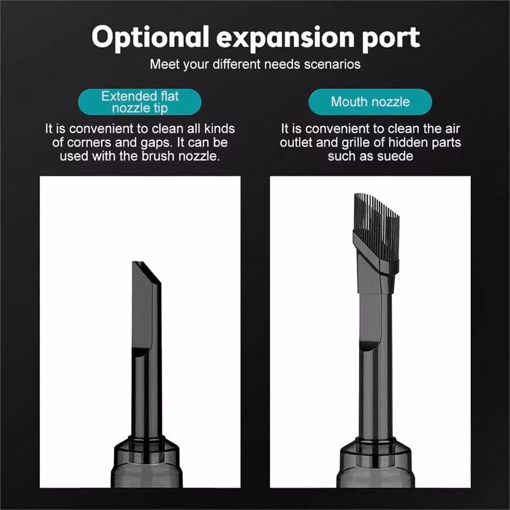Nordara Black Wet and Dry Cordless Handheld Car Vacuum Cleaner with Strong Suction – 3