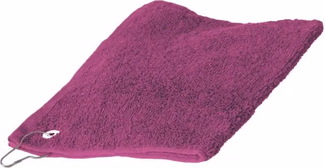 Towel City Luxury Range 550 GSM Sports Golf Towel in Pink, W/H: 30 x 50 cm
