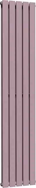 Lux Heat Flat Coloured Vertical Radiator in Lavender Mist, H 180 cm x W 35 cm