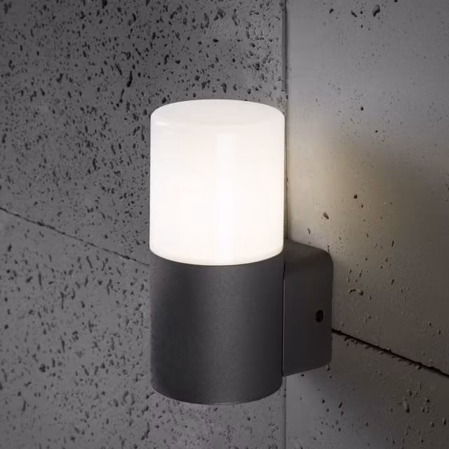 CGC Lighting CORTEZ Single Outdoor Wall Light in Grey