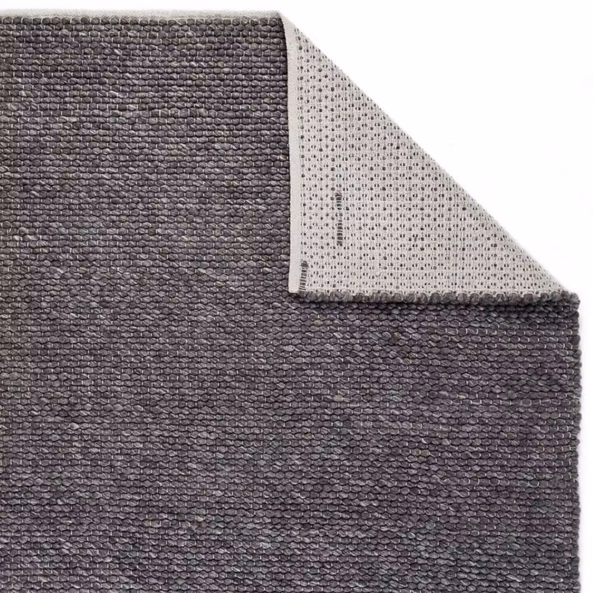 The Rug Shop UK Charcoal Handmade Wool Modern Plain Easy To Clean Area Rug, W: 160 cm, D: 230 cm – 2