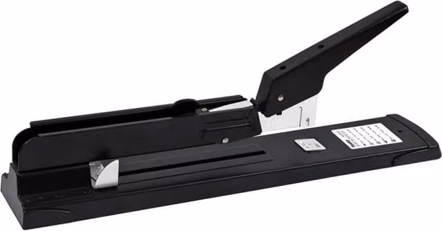 Foska Long Arm Heavy Duty Metal Stapler with 100 Sheet Capacity in Multicolour, White and Black