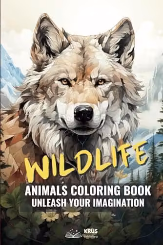 Wildlife Colouring Book for Adults – 1