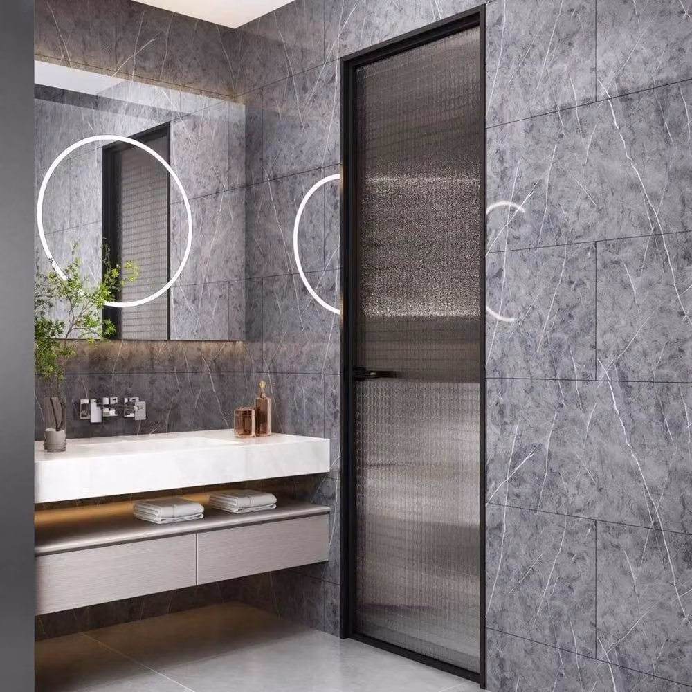 PAWNORA Castle Grey Marble Tile Stickers, 60 Pieces, Stone Look Glass Finish – 5