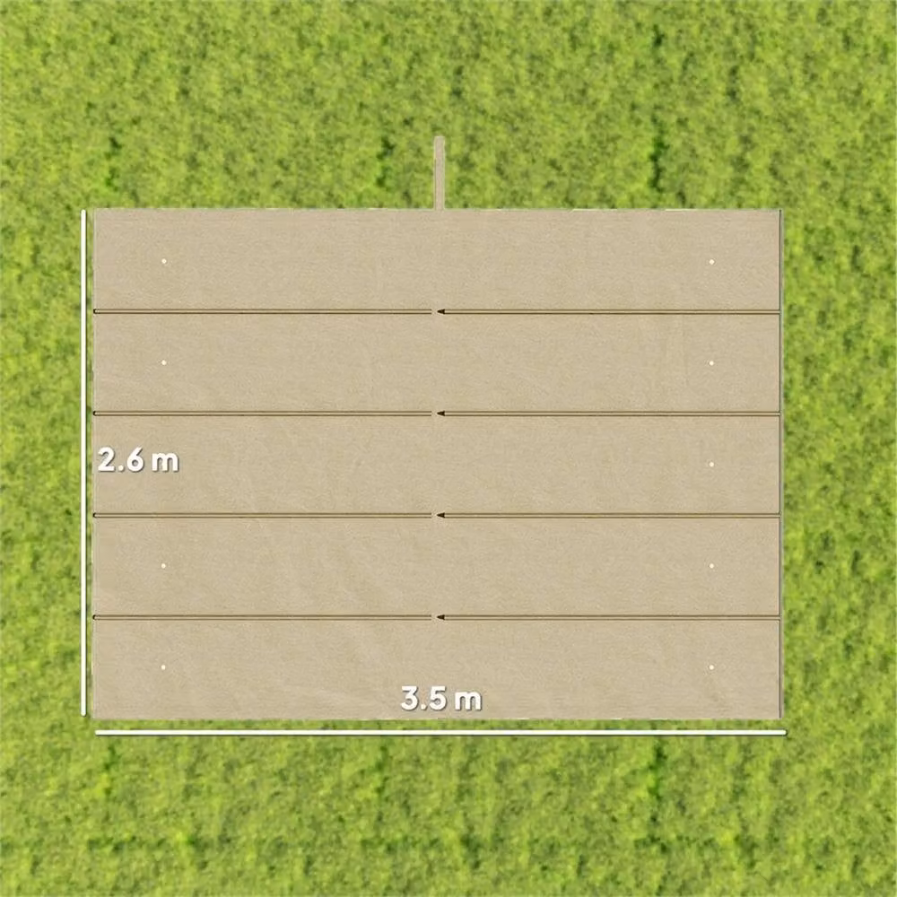 SPETLEK Beige Replacement Canopy Cover for 4x3m Pergola Frame, W/D/H: 100 x 100 cm – 2