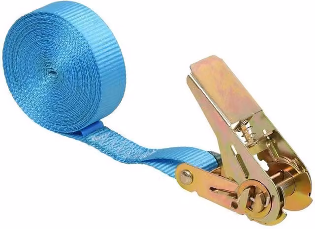 FLAVORA 10-Piece Endless Ratchet Lashing Tie Down Straps in Blue – 1