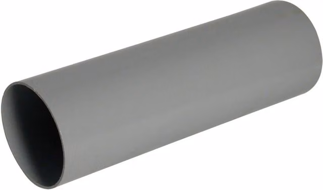 FloPlast 68mm Round Downpipe, 4 Metre, Grey