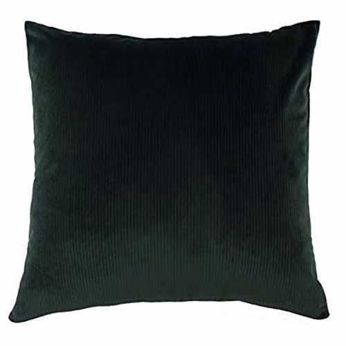 Furn Aurora Ribbed Velvet Corduroy Cushion, Green, W/D/H: 45 x 45 x 45 cm – 1