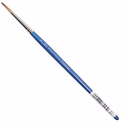 Winsor & Newton Cotman Series 111 Round Designer's Brush No. 5, Blue – 2