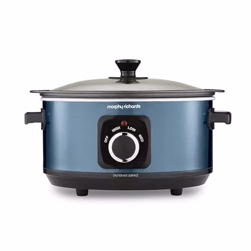 Morphy Richards Accents 3.5L Sear & Stew Slow Cooker, Blue – 1