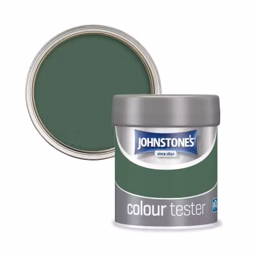 Johnstone's Forest Stroll Matt Green Latex Colour Sample Tester Pot, 75ml – 1
