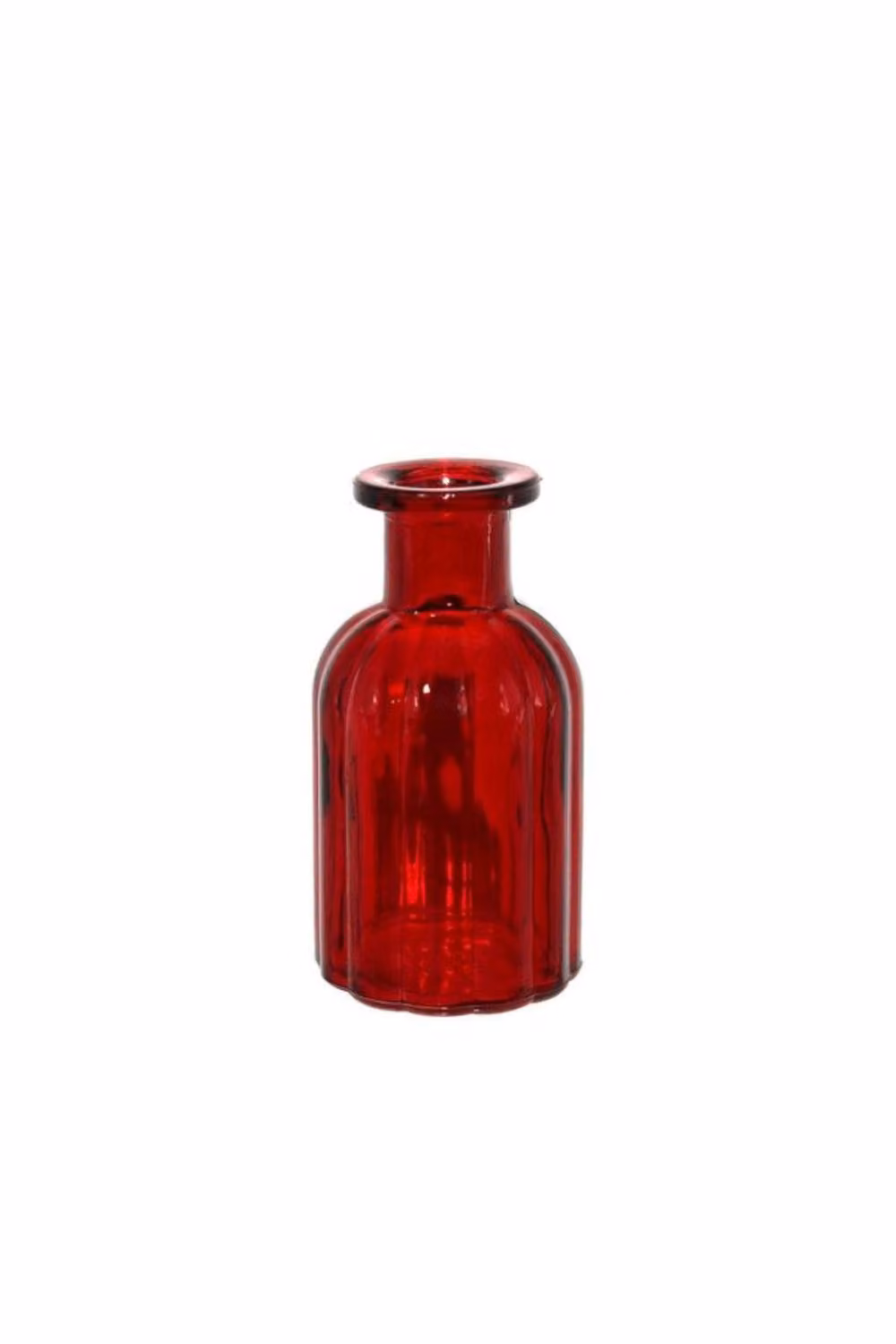 KDMD Red Floral Glass Tabletop Bottles, 10 Pack – 2