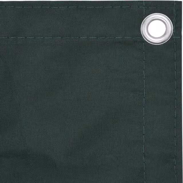 Berkfield Home Modern Balcony Screen in Dark Green, W 90 cm x H 500 cm, Oxford Fabric – 1