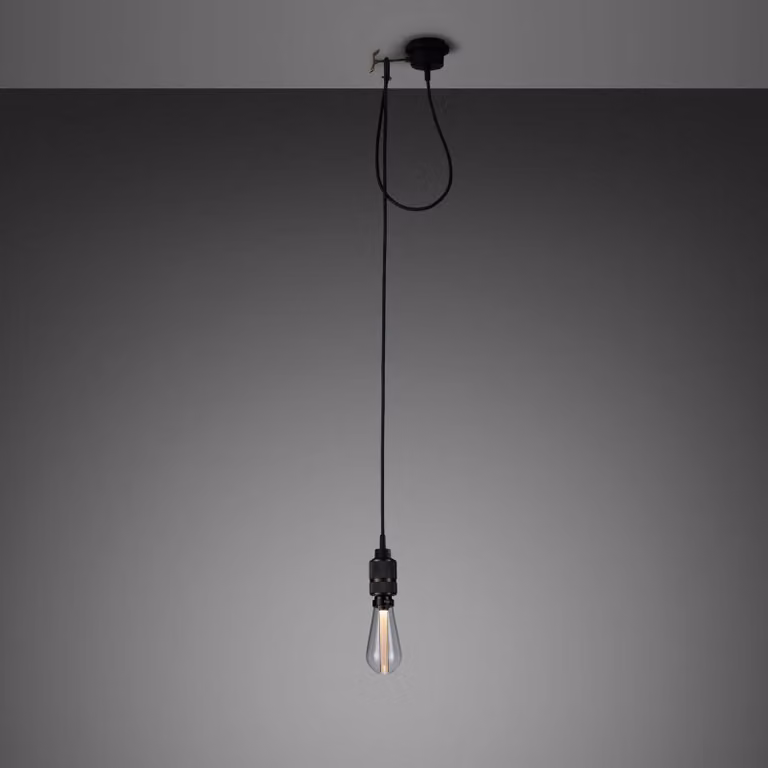 Buster + Punch Hooked 1.0 Pendant Light in Black Metal
