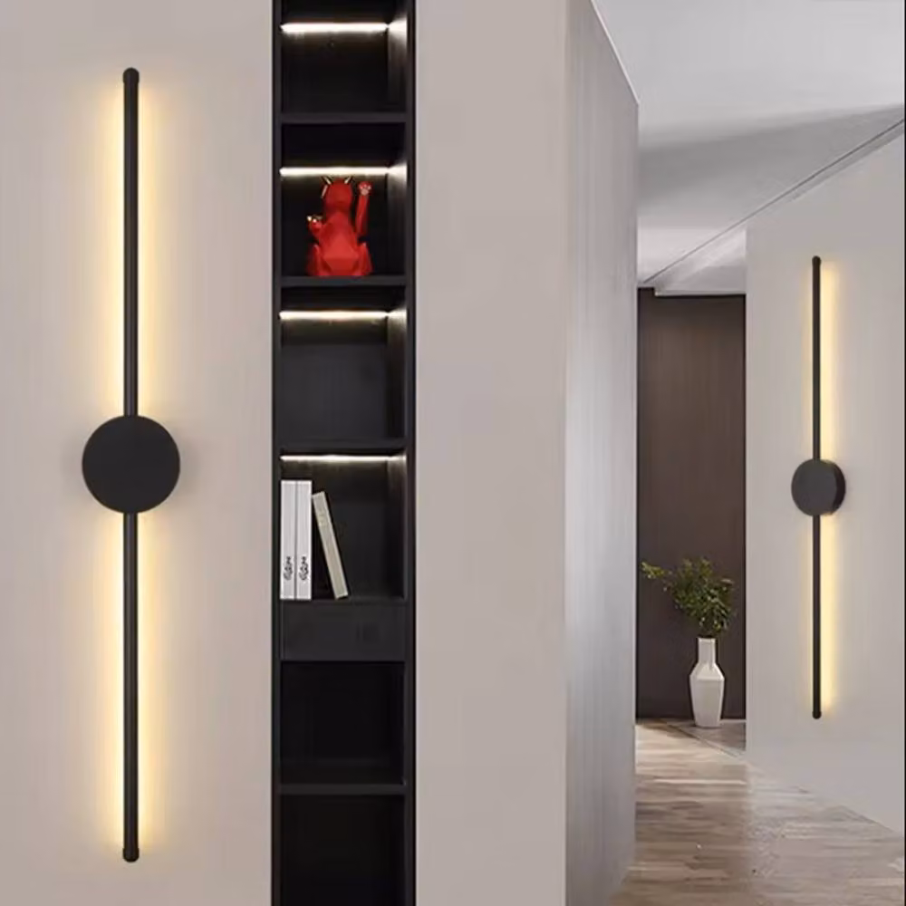 Kelvenix Wiring Adjustable LED Wall Lamp in Black for Garden, Terrace and Balcony – 4