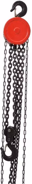 Nordara 2 Ton Round Manual Chain Hoist in Red with 3m Lifting Height – 1