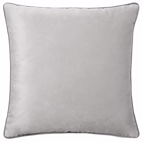 Riva Home Meridian Signature Collection Grey Square Polyester Cushion with Hollow Fibre Filling – 1
