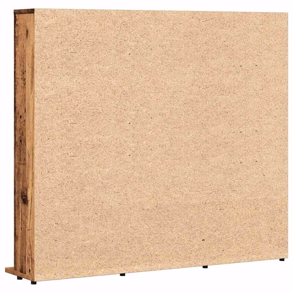Berkfield Home Sturdy CD Cabinet in Brown Old Wood, W/D/H: 100 x 23 x 89.5 cm – 4