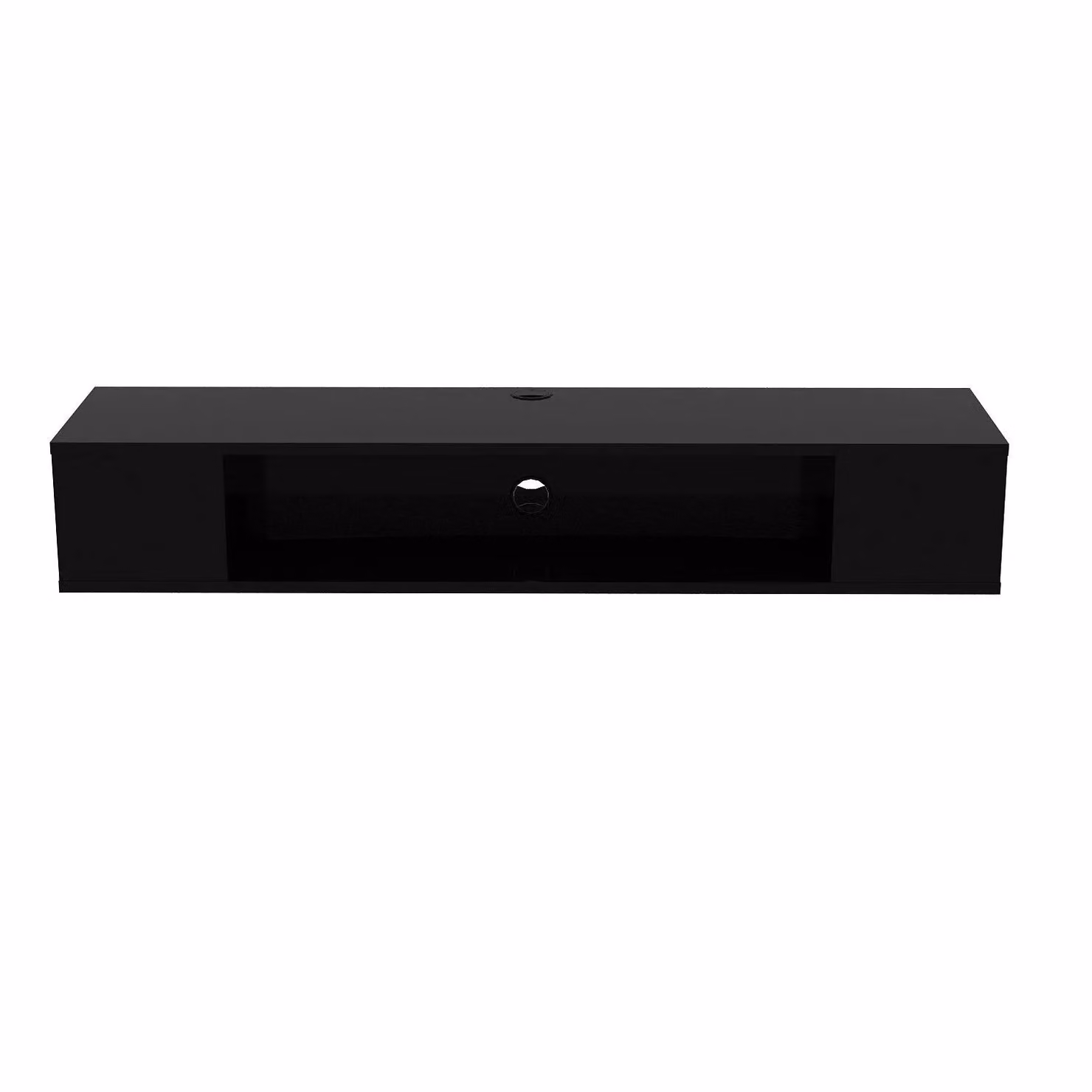 Decorotika Peti Modern Floating TV Stand in Matt Black – 2