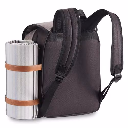 VonShef Grey 2 Person Picnic Backpack – 8