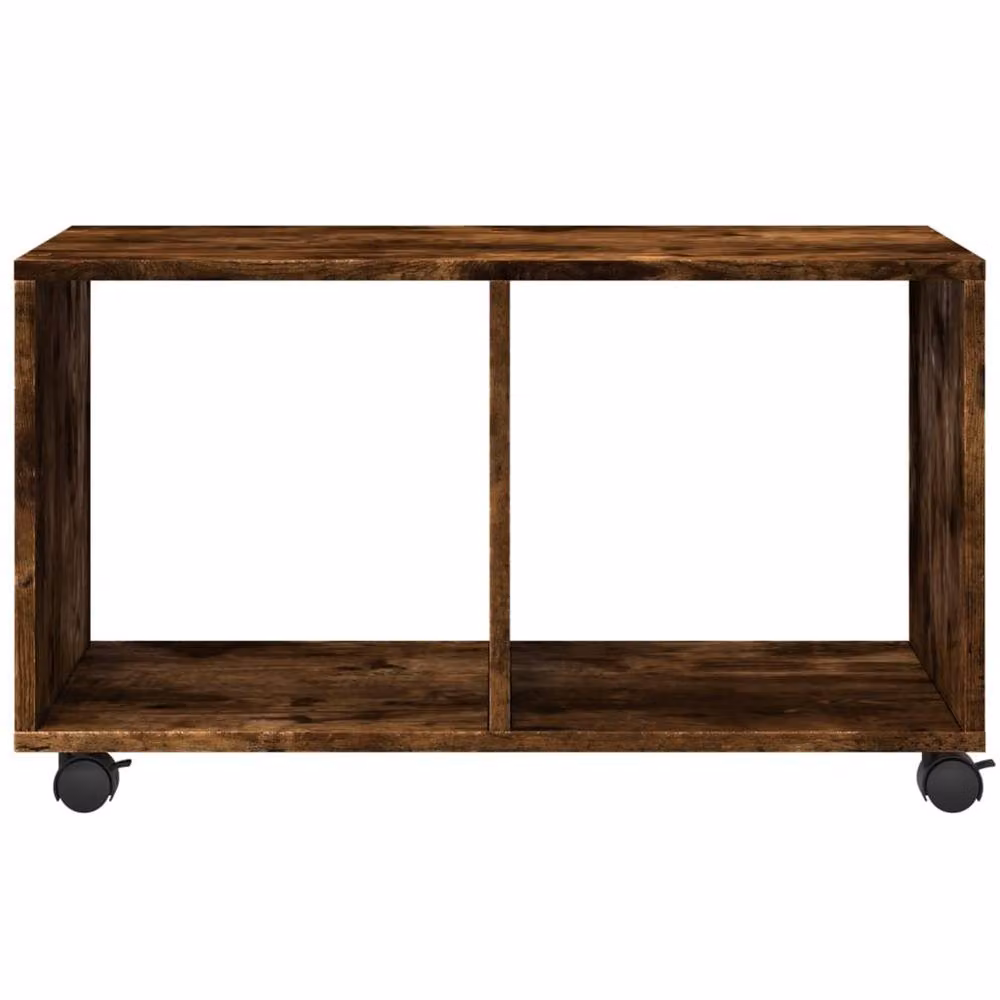 Berkfield Home vidaXL Rolling Cabinet in Smoked Oak Brown, W/D/H: 72 x 33 x 42.5 cm – 5
