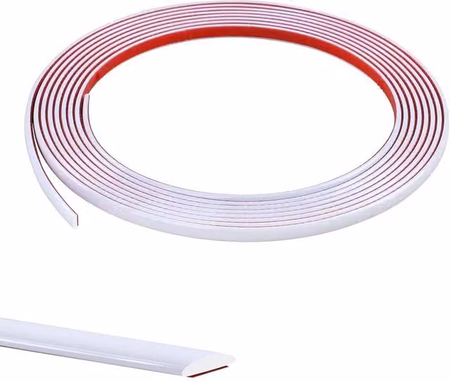Havendro White Self-Adhesive Decorative Vinyl Tile Edging Trim