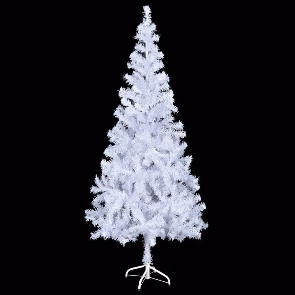 Berkfield Home Artificial Pre-lit White Christmas Tree with Ball Set, Height: 180 cm – 2