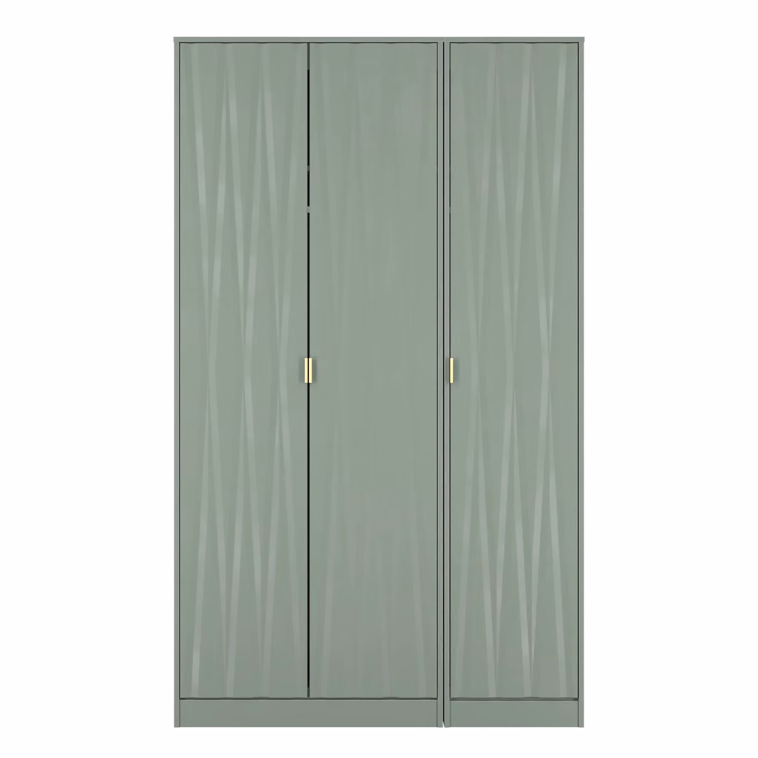 Ready Assembled 2 U Dallas 3 Door Wardrobe in Pale Green – 2
