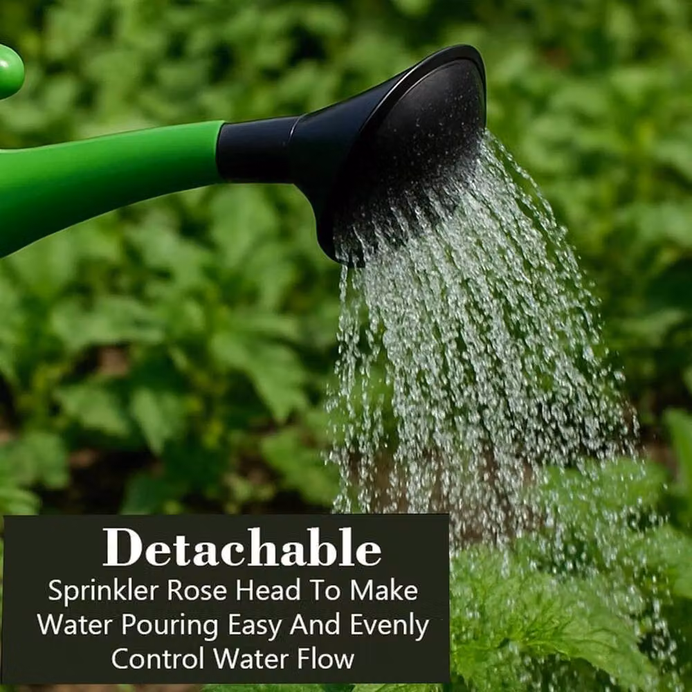 NESTLUNE Plastic Garden Watering Can in Green – 3
