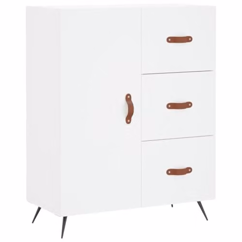 vidaXL White Sideboard in Engineered Wood W/D/H: 69.5 x 34 x 90 cm – 1