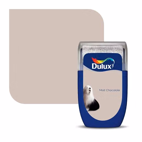 Dulux Matt Walls and Ceilings Tester Paint, Brown, 30 ml