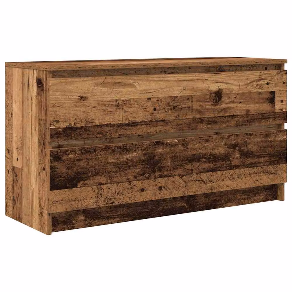 Berkfield Home Rustic Old Wood TV Cabinet in Brown, W/D/H: 100 x 35 x 54 cm – 2