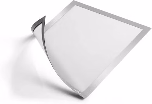 Durable DURAFRAME Magnetic A4 Display Frames in Silver, Pack of 5