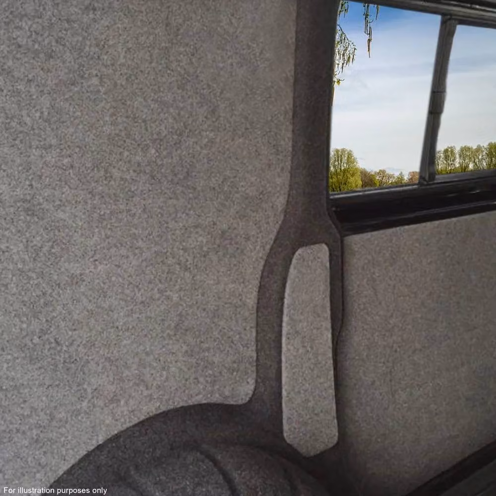 Monstershop Camper Van Lining Carpet Kit in Anthracite Grey with 5 Adhesive Cans, Width: 200 cm, Length: 550 cm – 2