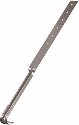 Lindab Majestic Steel Stay Strap in Galvanised Silver